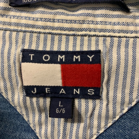 Vintage Tommy Denim Shirt - Picture 3 of 3